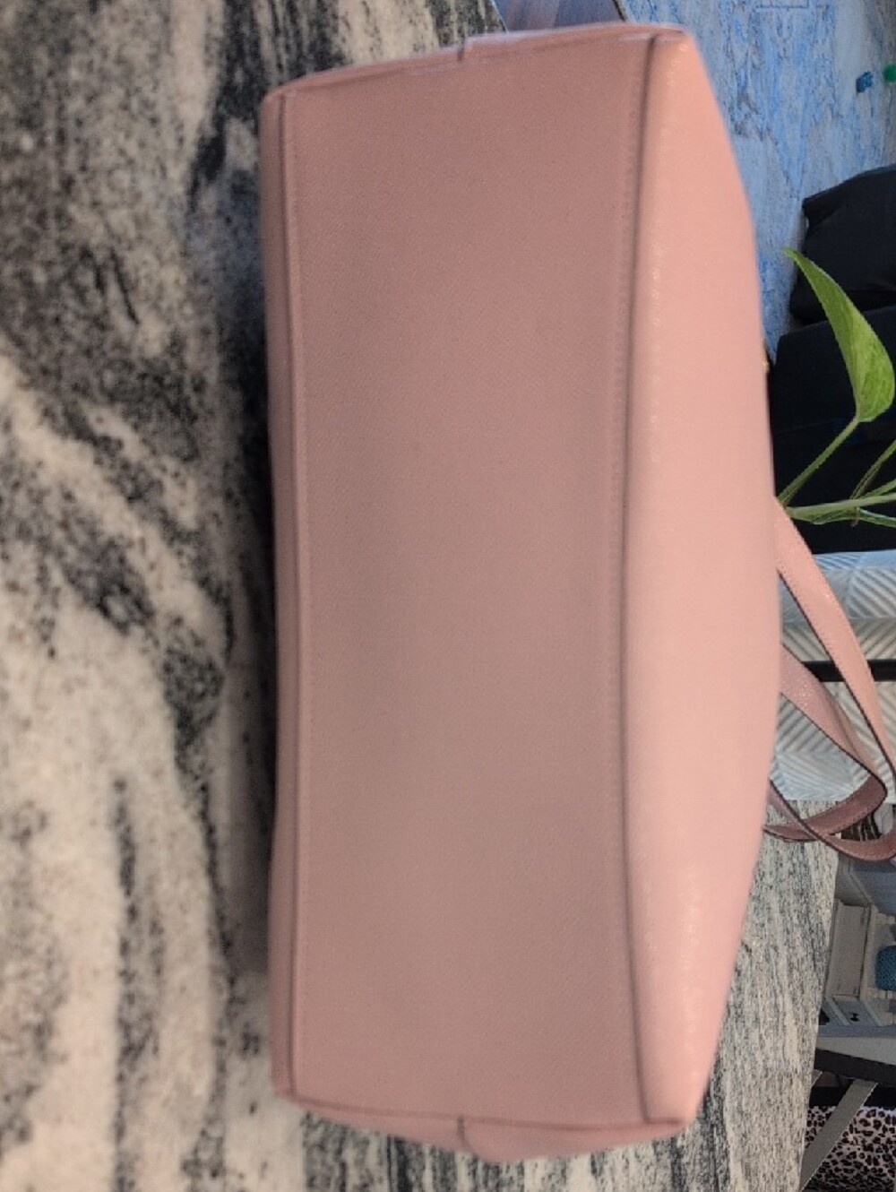 Coach Pink Gallery Leather Tote with Rose Bouquet Lining & Matching  Wristlet - Picture 5 of 13